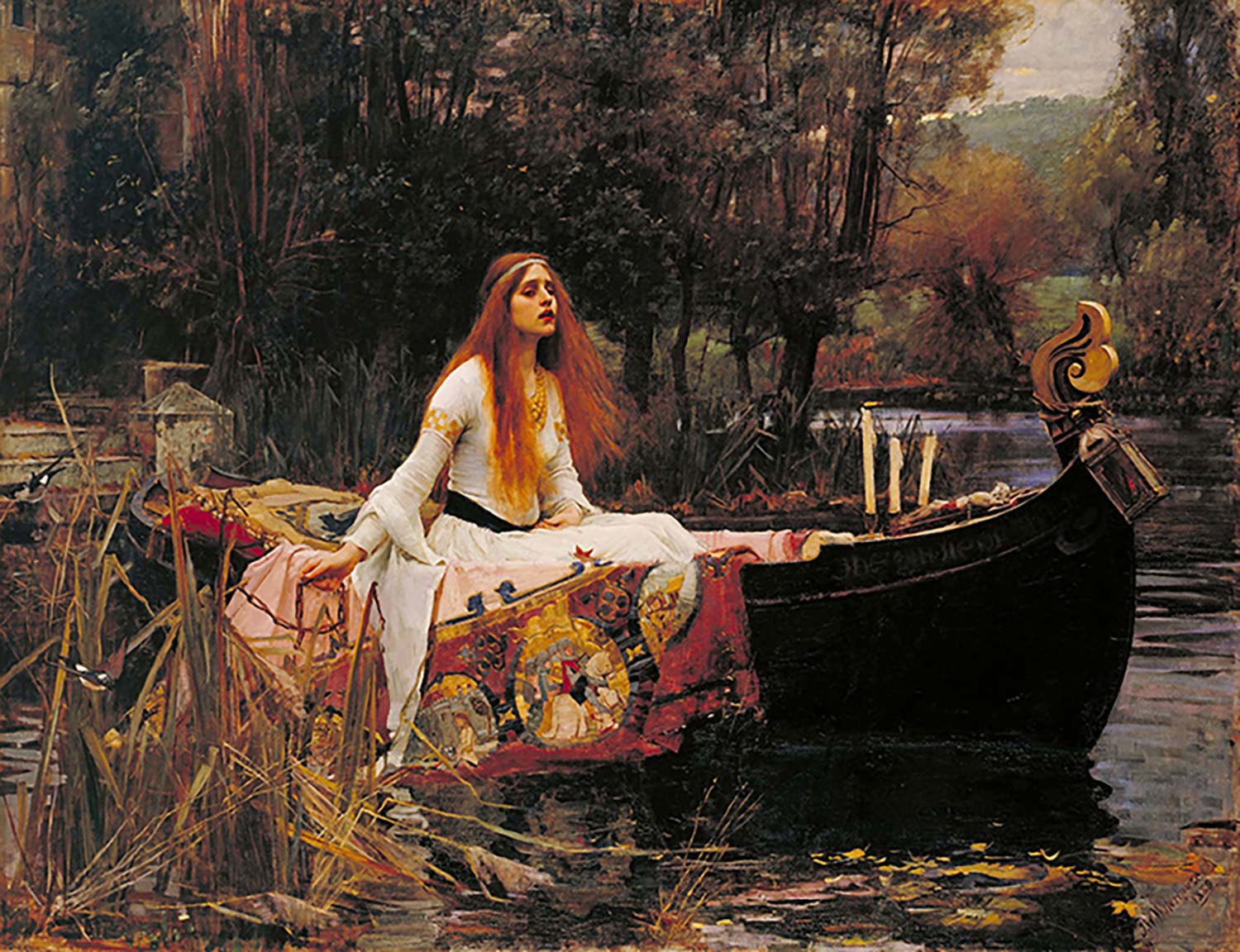 The Lady of Shalott painting John Waterhouse